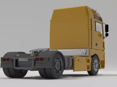 man truck 3D model from CGTrader