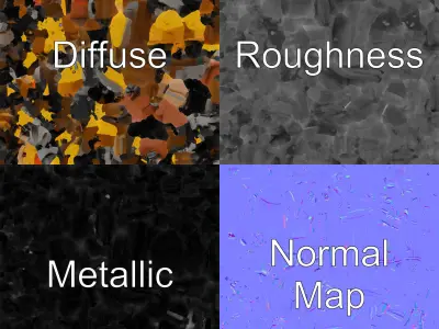 Spider Research Drone Versatile Model Pack Low-poly 3D model