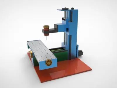 CNC Turning Machine  3D model