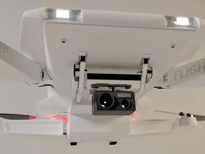 Quadcopter 3D model by shariy-alexander1