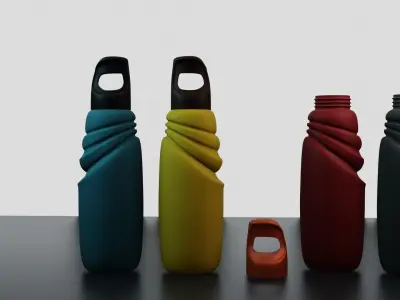 Sports water bottle  Free 3D model
