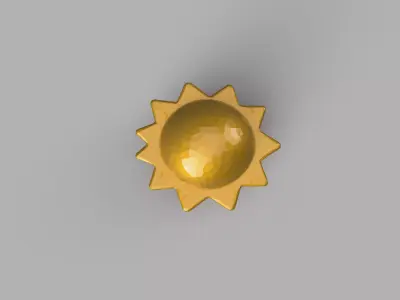 Sun 3D Model 3D print model