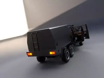 6x6 Off Road Utility Truck Camper Expedition Vehicle 3D Model 3D model