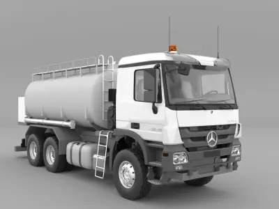 Mercedes ACTROS 4040-A 6x6 Fuel tank 3D model
