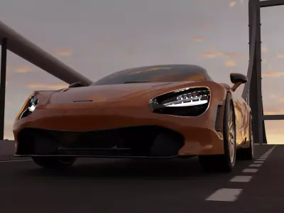 car car mclaren supercar 3D model
