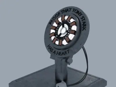 proof that ironman has a heart by TanKomet 3D model