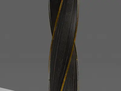 Ancient Columns 3D model