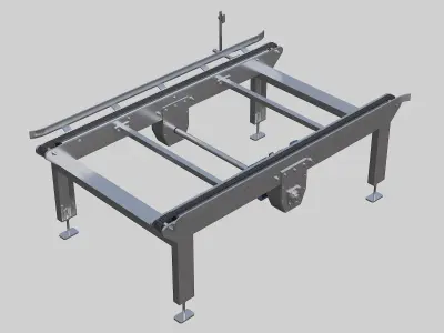 Chain conveyor 3D model purchase