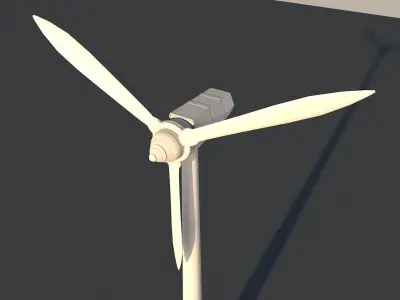 Windmill wind turbine 3D model purchase