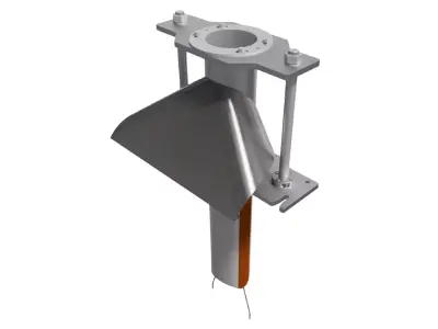 Round Forming Set in Packaging Machine 3D model
