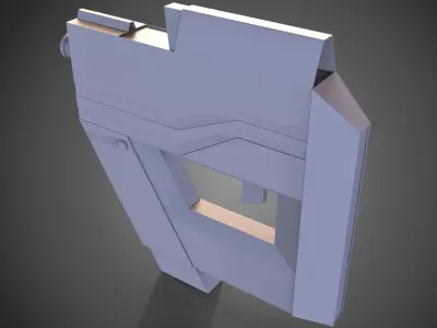SCI-FI GUN MINIS Low-poly 3D model