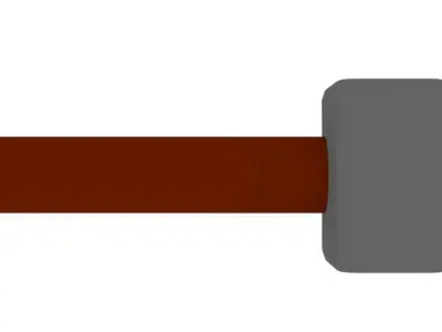 Hammer  Low-poly 3D model buy