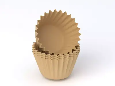 Cupcake Mould 3D model
