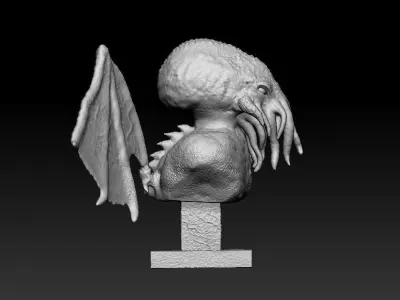 PRINTABLE CTHULHU 3D MODEL 3D print model