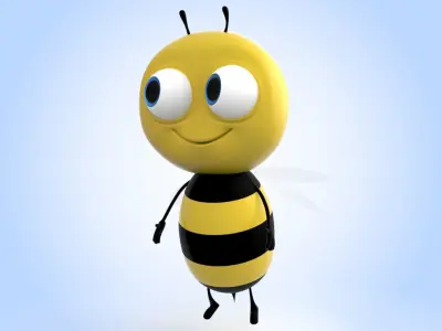 Cartoon Bee 3D model