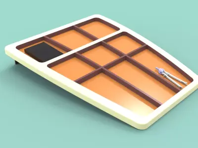 organazer kitchen scale Free 3D model