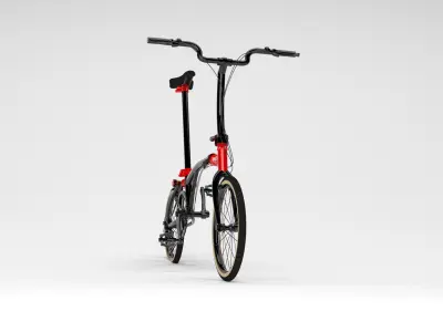 Brompton CHPT3 Special Edition Bike Low-poly 3D model
