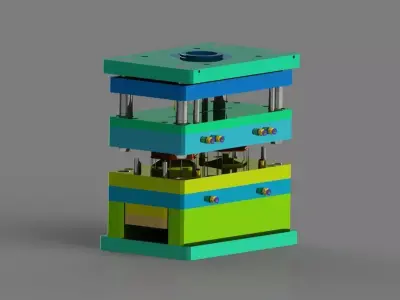 Plastic Injection Mold 3D model