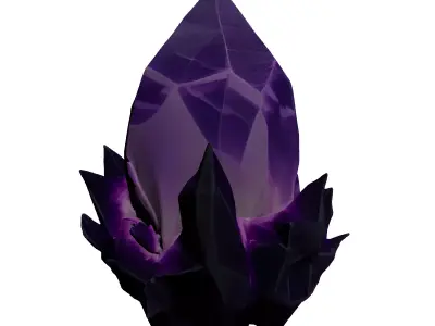 Mystic Energy Crystal Gemstone 3D model
