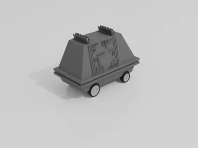 MSE-6 Mouse Droid Low-poly 3D model