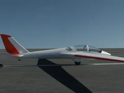 Glider  3D model