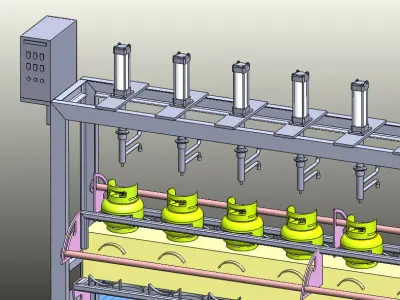 Hydrostatic Test Machine Free 3D model