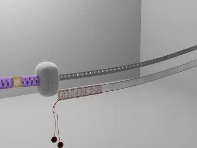 Trafalgar Law Katana - One piece Low-poly 3D model