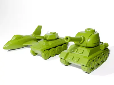 Military Toys 3D print model