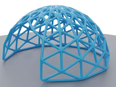  landscape Dome Shell Structures Set 