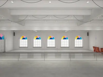 Ballet-Dance Studio Set 4 in 1 3D model