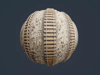 Train Tracks Seamless PBR Texture 05 Texture