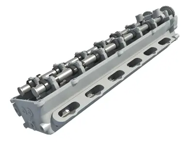 Engine Cylinder Head 3D model Polygon mesh