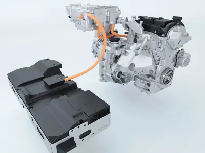 Nissan E-POWER Engine 3D model
