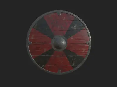 Medieval Shield 3D model purchase