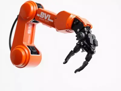 Mechanical Robotic Arm Model Pack Low-poly 3D model