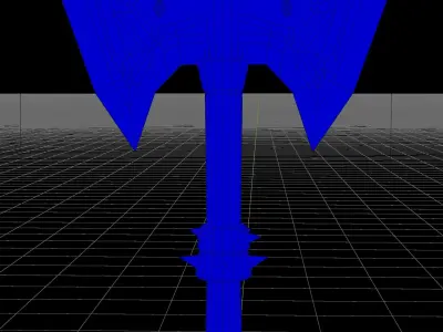 Game Assets Ax Model Low-poly 3D model