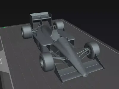 McLaren MP44 Formula One STL Printable Racing Car Model 3D print model