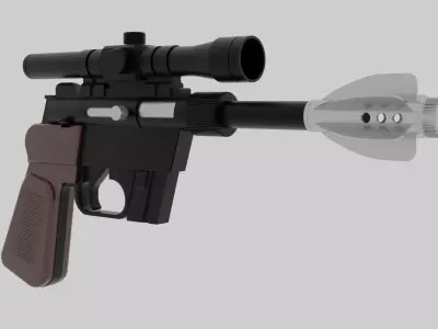 DL-21 B star wars gun 3D model