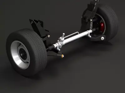 Classic Front Suspension 3D model