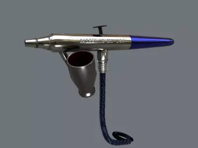 Airbrush Badger No 150 3D model