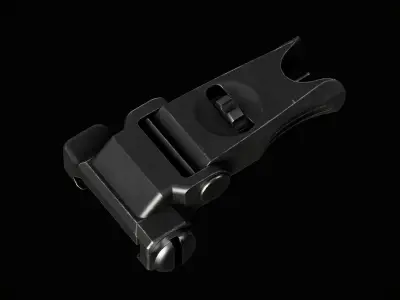 KAC Micro Sights Low-poly 3D model