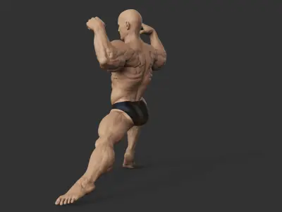Bodybuilder 3D print model get