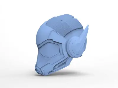Wasp Female Helmet  3D model