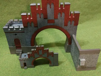 German portal Weilburg South 1-87 resin 3D print model