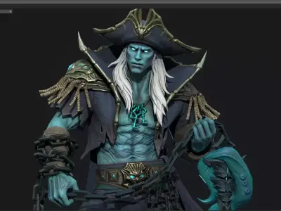 Captain Pirate 3D model