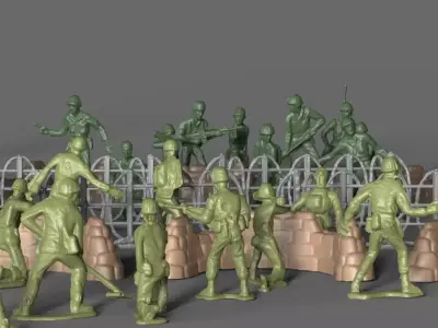 Green Army Miniatures 3D model