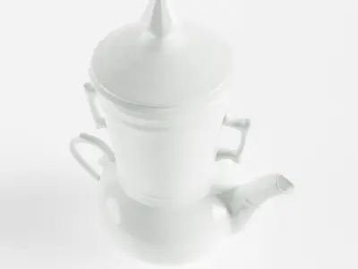 Vintage French Coffee or Tea Maker 3D model