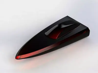 motor boat 3D model shop