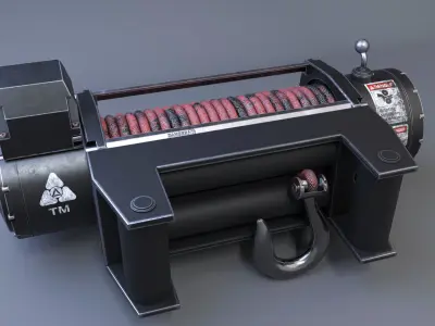 Car Winch 3D model