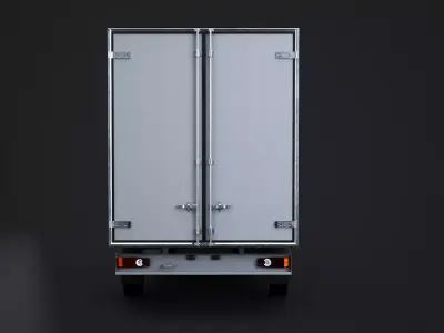 Renault Master 2025 Refrigerated Van - High-Detail 3D Model Low-poly 3D model